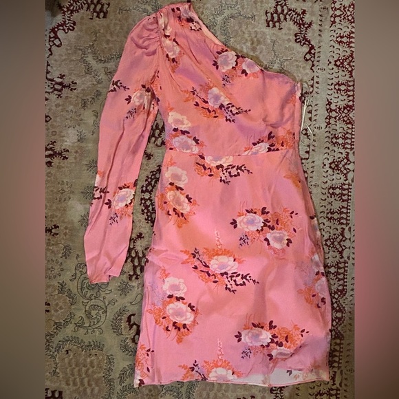 Les Rêveries Floral Print Mini Dress XS - Picture 3 of 5